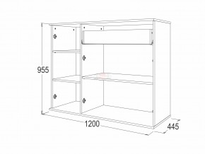 Комод 10 фант ясень анкор в Миньяре - minyar.magazinmebel.ru | фото - изображение 2