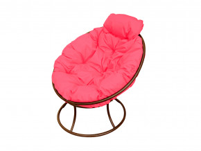 Кресло Папасан мини без ротанга розовая подушка в Миньяре - minyar.magazinmebel.ru | фото