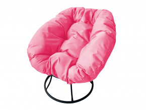 Кресло Пончик без ротанга розовая подушка в Миньяре - minyar.magazinmebel.ru | фото