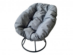 Кресло Пончик без ротанга серая подушка в Миньяре - minyar.magazinmebel.ru | фото