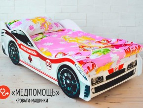 Кровать детская машина Медпомощь в Миньяре - minyar.magazinmebel.ru | фото