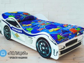 Кровать детская машина Полиции в Миньяре - minyar.magazinmebel.ru | фото