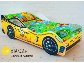 Кровать детская машина Такси в Миньяре - minyar.magazinmebel.ru | фото