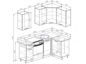 Кухонный гарнитур Вегас 2000х1200 в Миньяре - minyar.magazinmebel.ru | фото - изображение 3